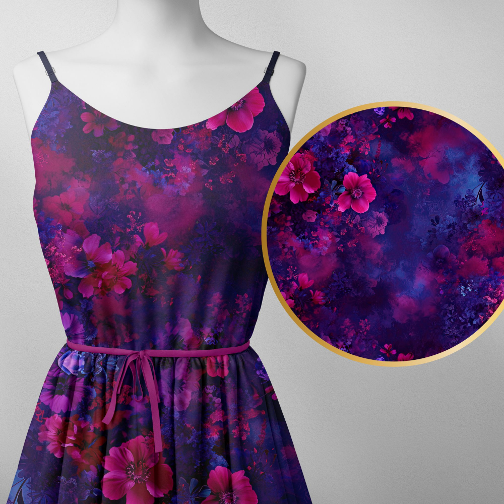 Musselin-Aktion: Steam of flowers