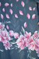 Preview: Magnolia anthrazit, Bordüre auf Baumwolljersey, exklusive Eigenproduktion von Graustufen-Stoffe