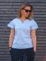 Preview: Papierschnittmuster V-Shirt Chloe / Shirt mit Rüsche und V-Ausschnitt 34-50