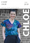 Preview: PDF-Schnittmuster V-Shirt Chloe / Shirt mit Rüsche und V-Ausschnitt 34-50