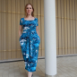 Preview: Papierschnittmuster Jumpsuit ADELE , Gr. 34- 50 - optional mit gratis Ebook