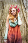 Preview: The Wood, Peaceful Evening, Premium Sommersweat / French Terry, exklusive Eigenproduktion von Graustufen-Stoffe