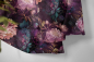 Preview: Viskosejersey  Eigenproduktion "Golden Peonies" - von Graustufen-Stoffe