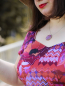 Preview: Weicher Jersey Stoff im Boho Stil