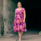 Preview: Weicher Jersey Stoff im Boho Stil
