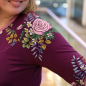 Preview: Eigenproduktion Sewing Love von Graustufen-Stoffe auf Baumwolljersey