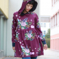 Preview: Eigenproduktion Sewing Love von Graustufen-Stoffe auf Baumwolljersey
