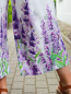 Preview: Jersey Bordüren Stoff mit Lavendel