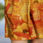 Preview: Eigenproduktion "Bohemian Summer" von Graustufen-Stoffe auf Baumwolljersey, Jersey Boho Stoff, orange, gelb