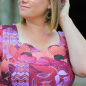 Preview: Weicher Jersey Stoff im Boho Stil