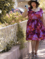 Preview: Weicher Jersey Stoff im Boho Stil