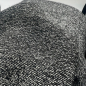 Preview: Viskosestrick Glitzer - black