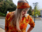 Preview: French Terry Stoff Eigenproduktion: Indian Summer