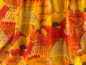 Preview: Eigenproduktion "Bohemian Summer" von Graustufen-Stoffe auf Baumwolljersey, Jersey Boho Stoff, orange, gelb