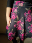 Preview: French Terry: Eigenproduktion "Flowers of the Night " von Graustufen-Stoffe