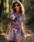 Preview: Viskosejersey Stoff Paisleymuster