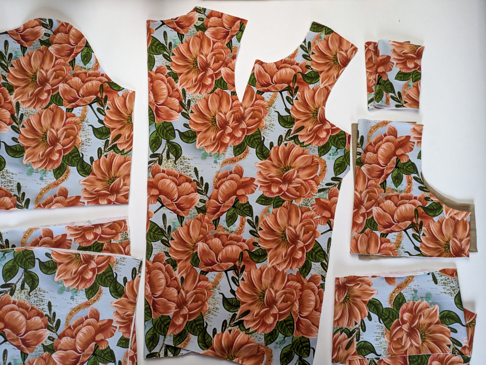 sweat stoff goldblumen