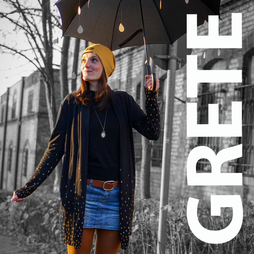 Schnitt der Woche: Papierschnittmuster CARDIGAN GRETE GR. 34 BIS 46