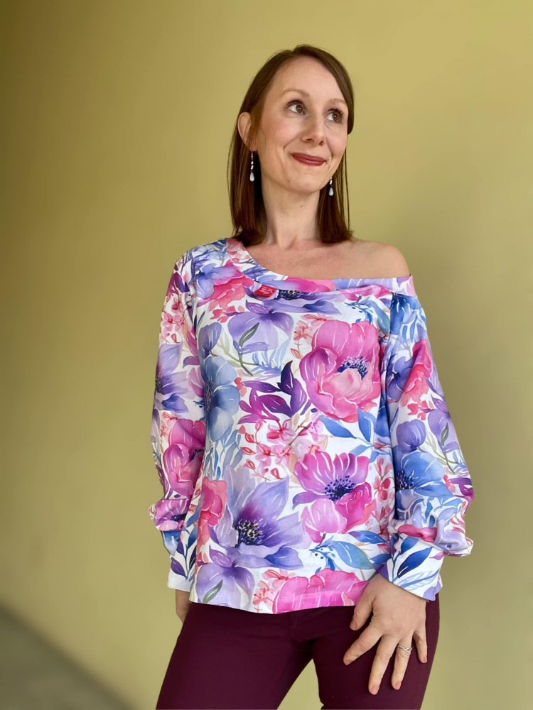 Schnittmuster One Shoulder Pulli  „Danai" als Ebook