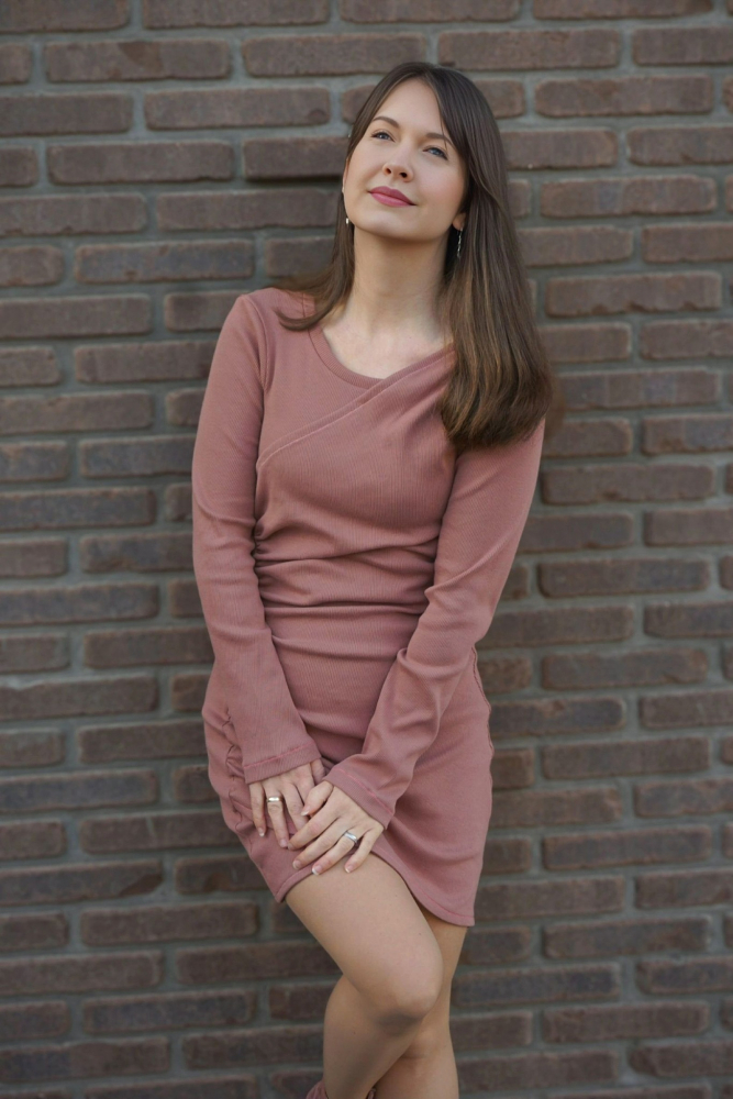 Rib Jersey: Warm Terracotta