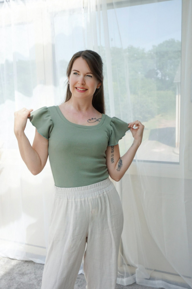 Schnittmuster Rib-Shirt  „Ronja"  als Ebook