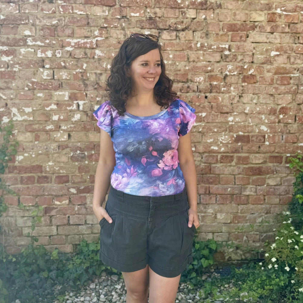 Schnittmuster Rib-Shirt  „Ronja"  als Ebook
