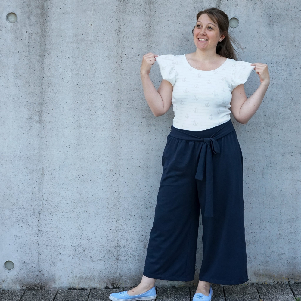 Schnittmuster Rib-Shirt  „Ronja"  als Ebook