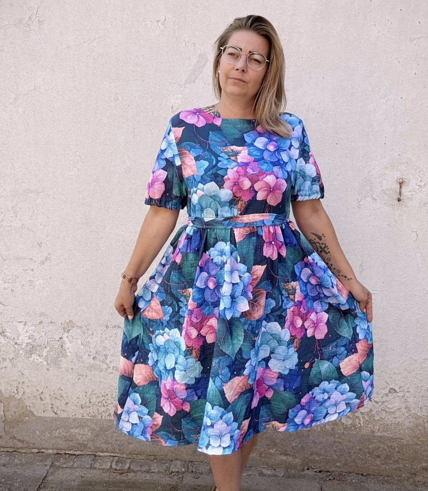 Endless Summer - Eigenproduktion von Graustufen-Stoffe