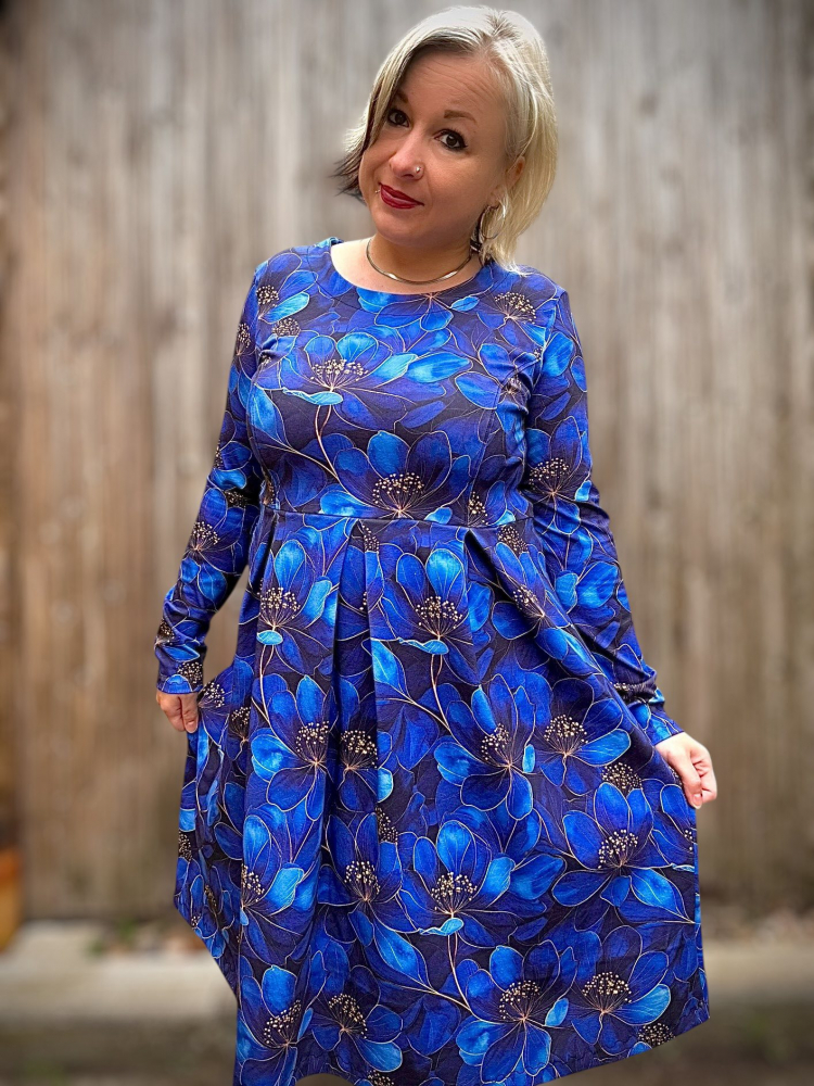 Preview: Saphirgarden  - Eigenproduktion von Graustufen-Stoffe