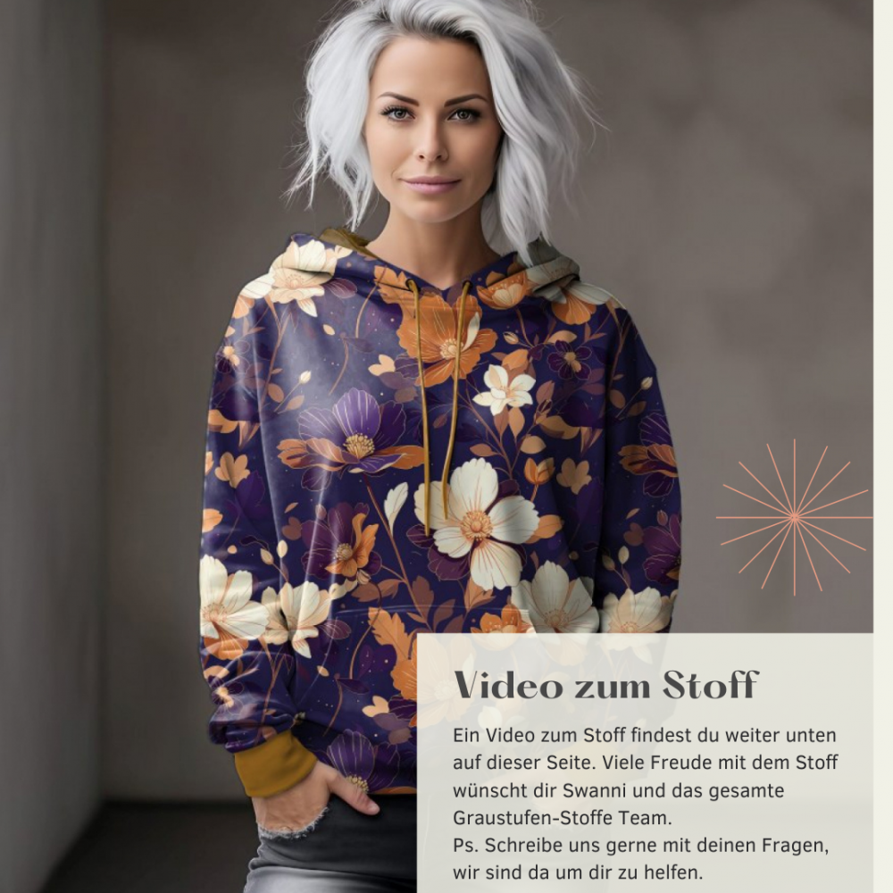 Aurelia - Eigenproduktion von Graustufen-Stoffe