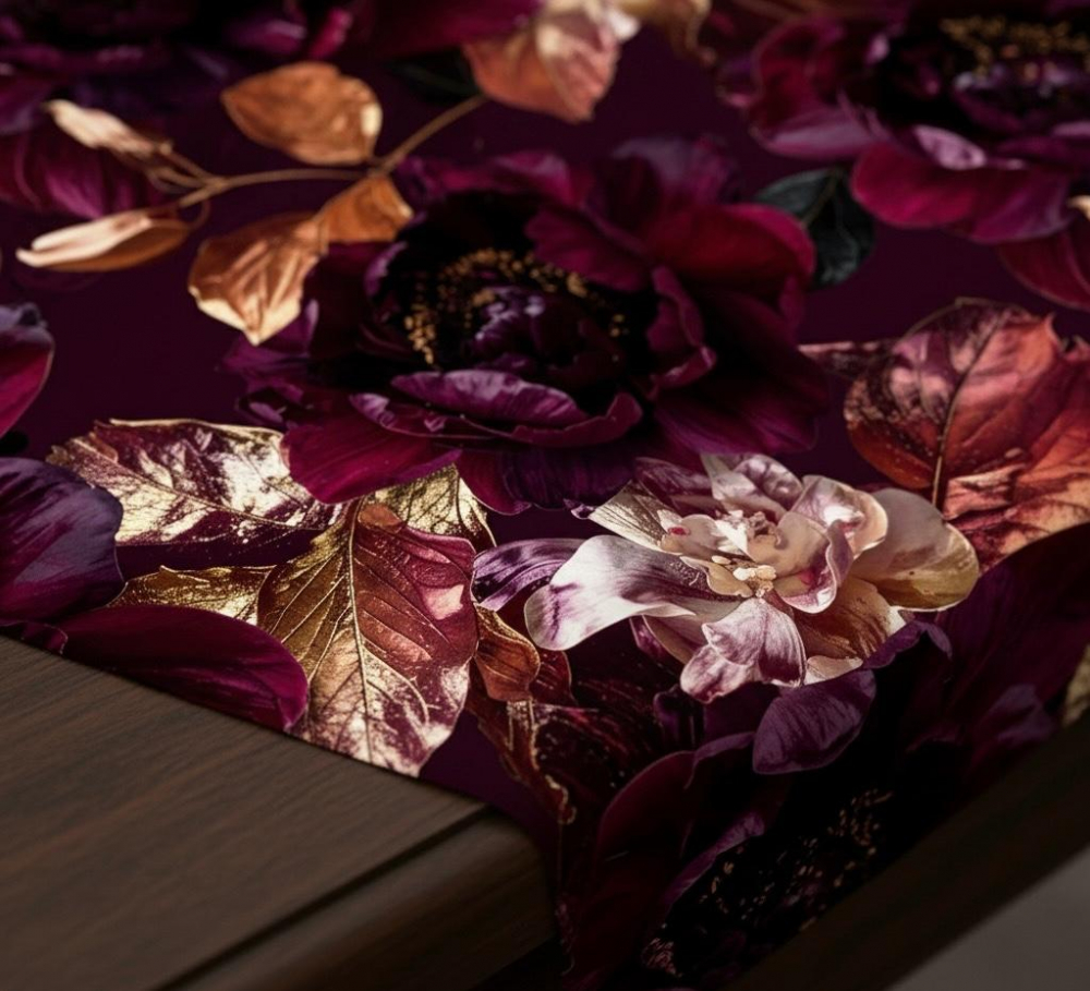 Velvet-Kollektion: Rubin im Schnee I Kuschelsweat mit Überbreite