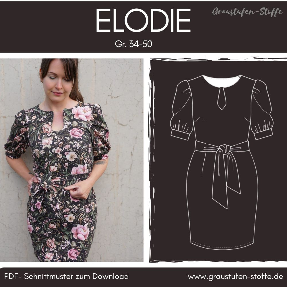 Schnittmuster Kleid  „Elodie"  als Ebook