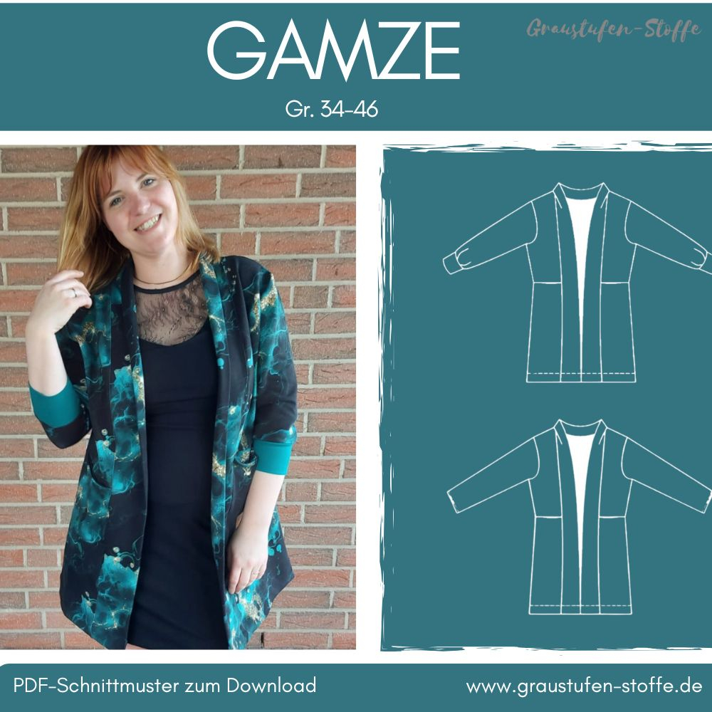 PDF-Schnittmuster: Kleid Hailey in den Gr. 34 - 50