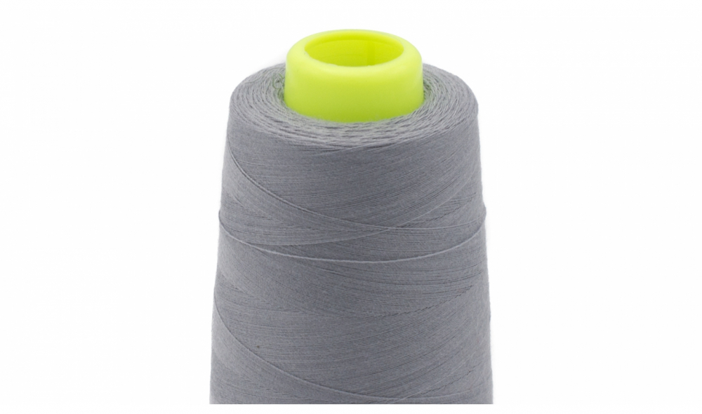 Grey, Overlockgarn, 3.000 Yards Spule