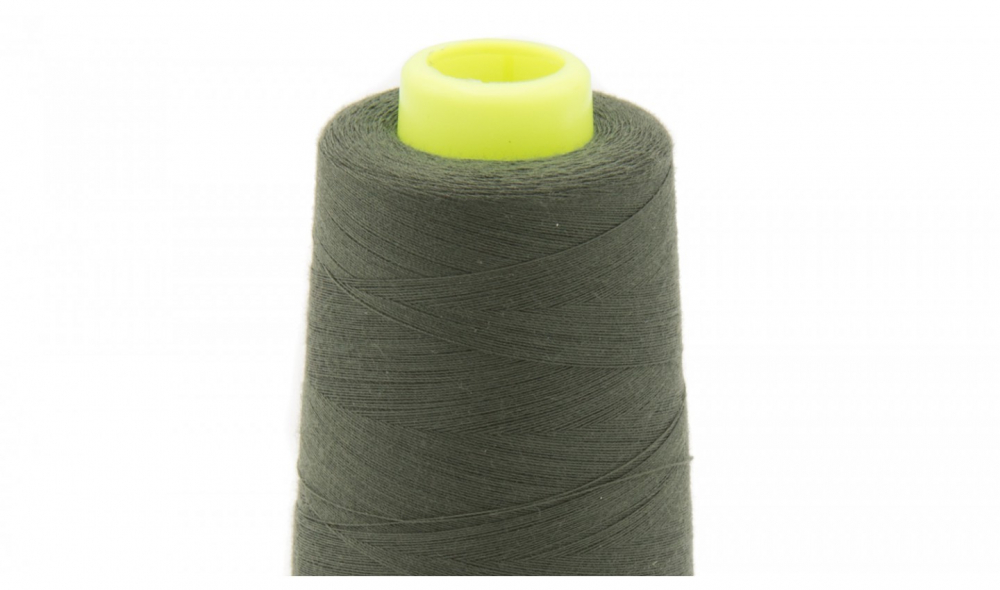 Army Grün, Overlockgarn, 3.000 Yards Spule