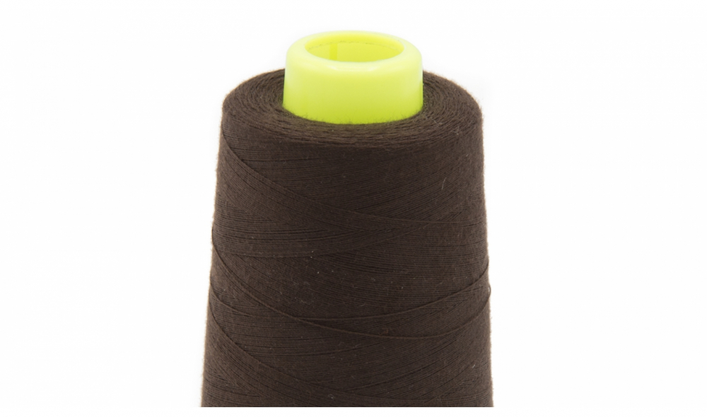 Braun, Overlockgarn, 3.000 Yards Spule