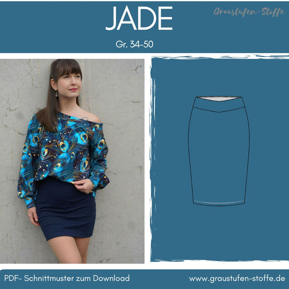 PDF-Schnittmuster: Kleid Hailey in den Gr. 34 - 50