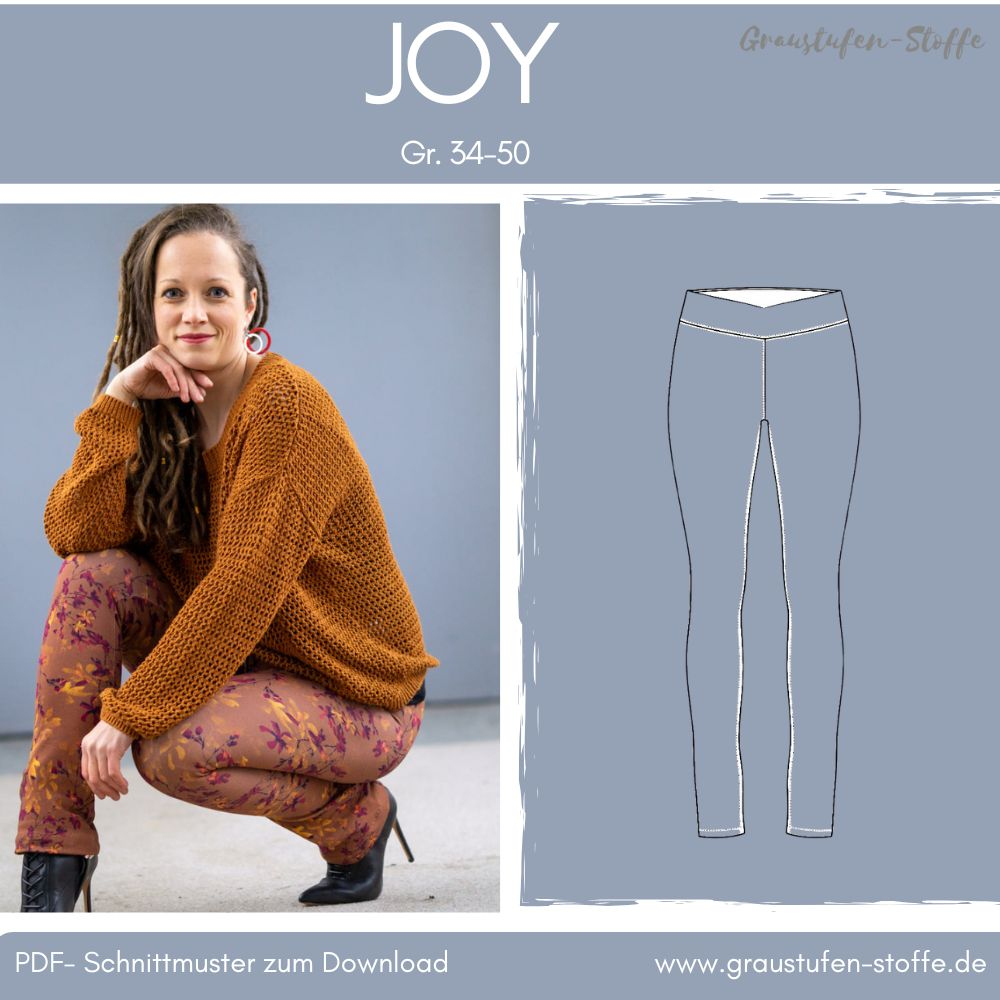 JEGGINGS JOY, GR. 34-50,  EBOOK UND SCHNITTMUSTER