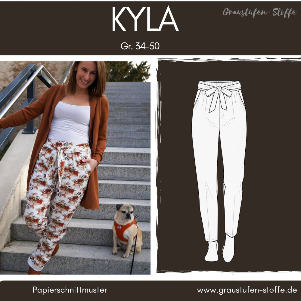 Papierschnittmuster: Jogpants Jerseyhose Loungewear 34-50