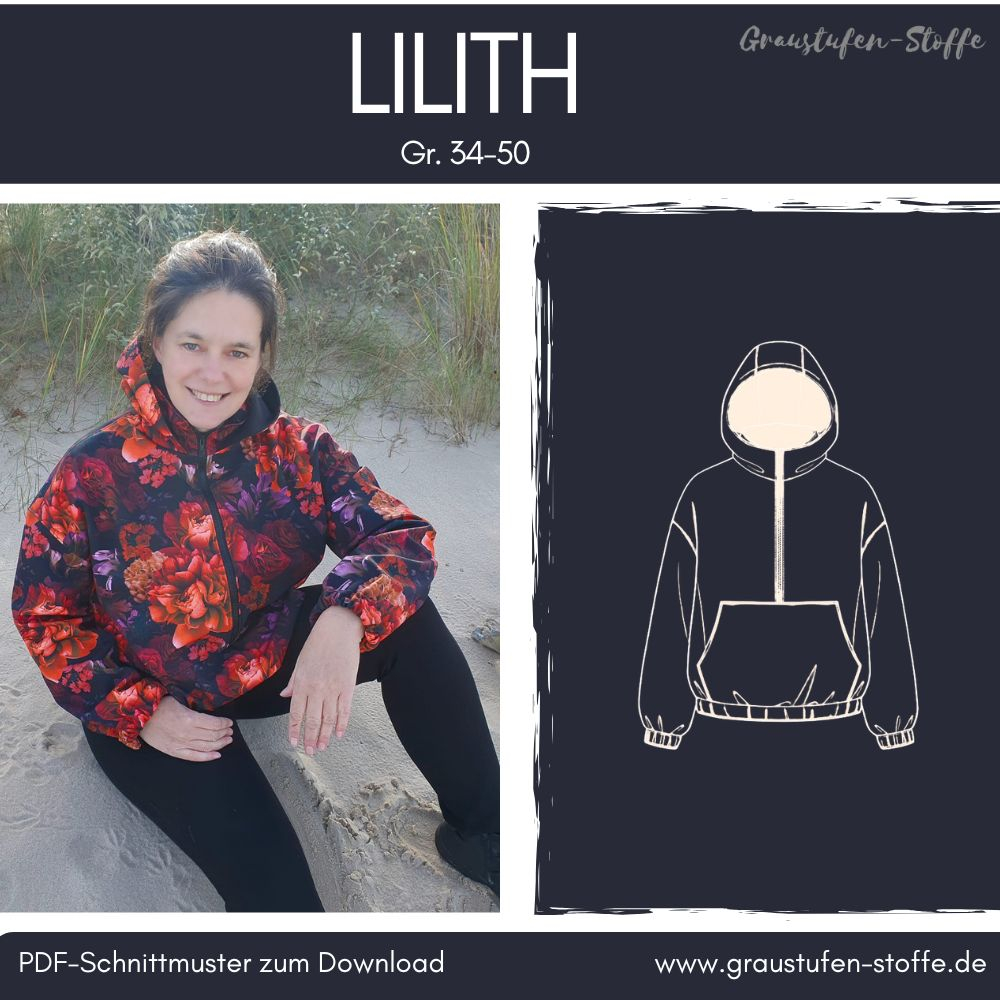 PDF-Schnittmuster: Windbreaker Lilith Gr. 34 - 50