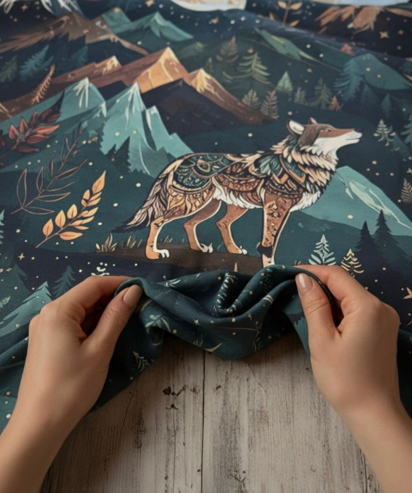 Preview: Woodland  - Eigenproduktion von Graustufen-Stoffe