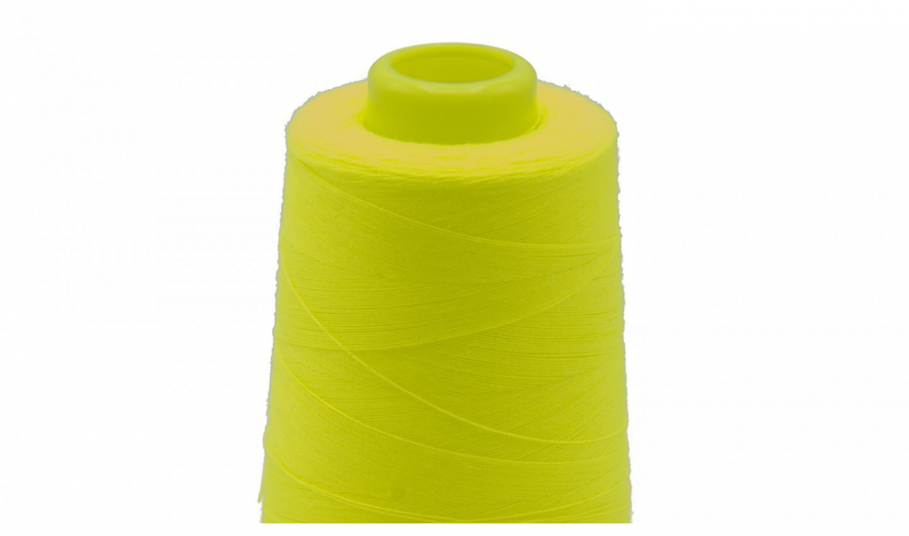 Neon Gelb, Overlockgarn, 3.000 Meter Spule