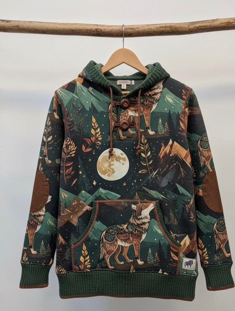 Woodland  - Eigenproduktion von Graustufen-Stoffe