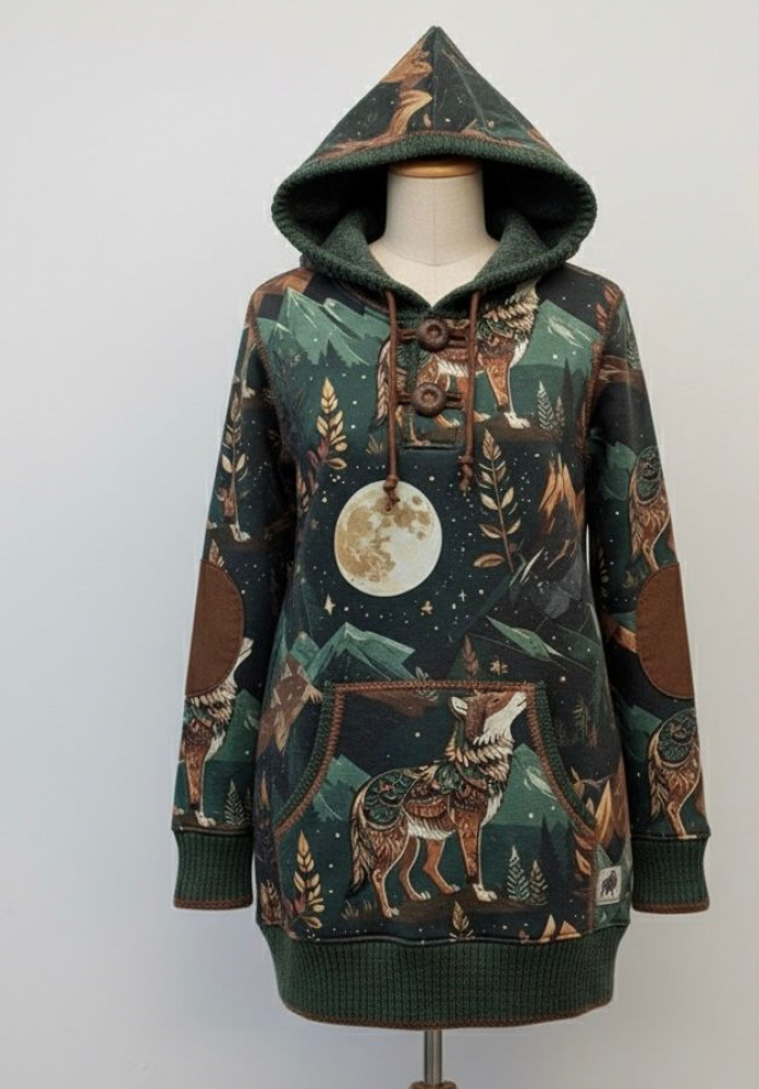 Preview: Woodland  - Eigenproduktion von Graustufen-Stoffe