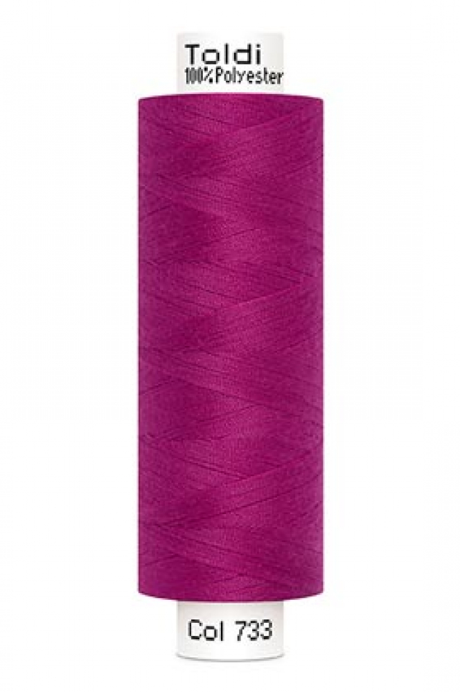 Col. 733, Fuchsia, GÜTERMANN NÄHGARN TOLDI, 500 Meter