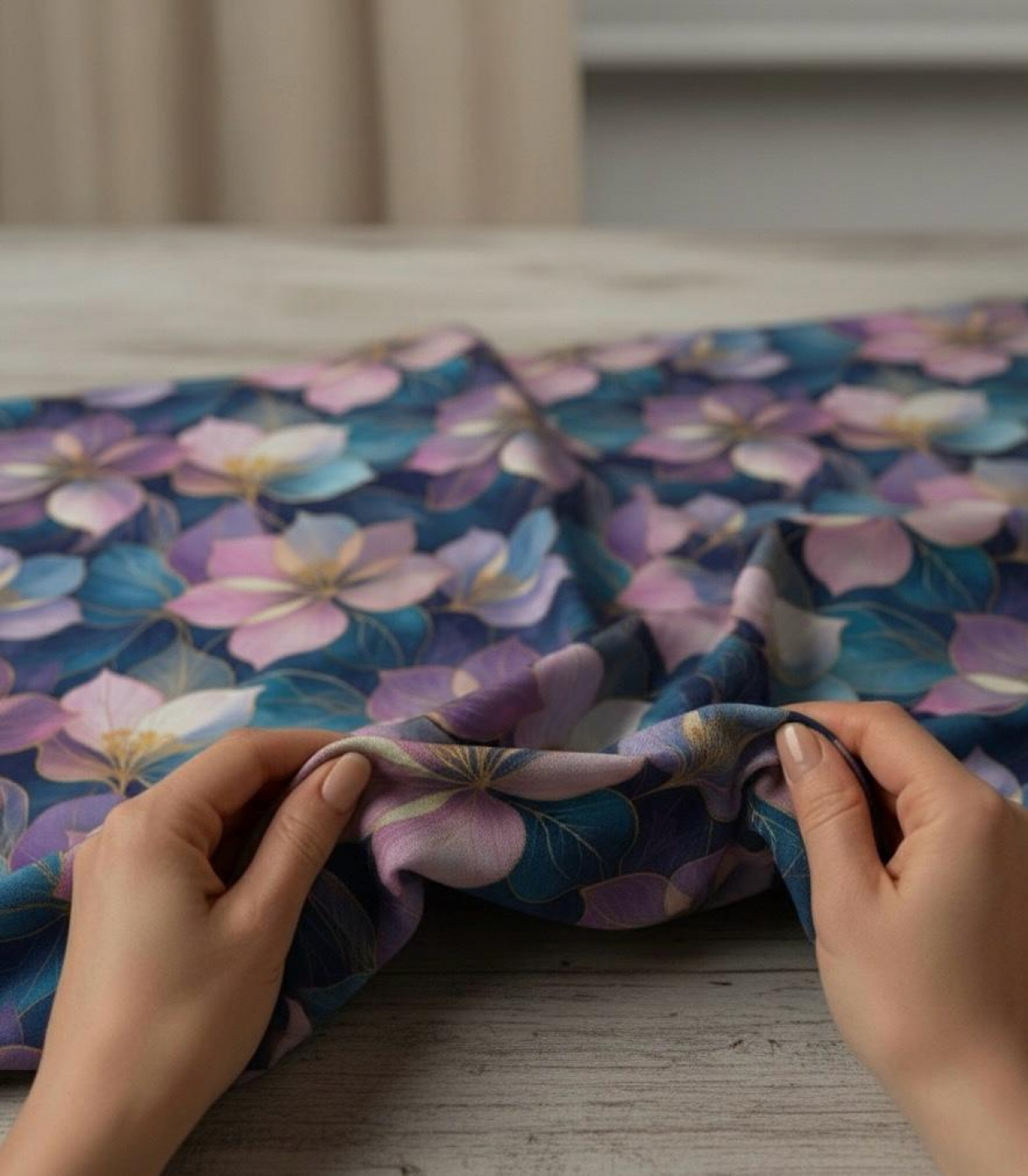 Suna - Eigenproduktion von Graustufen-Stoffe