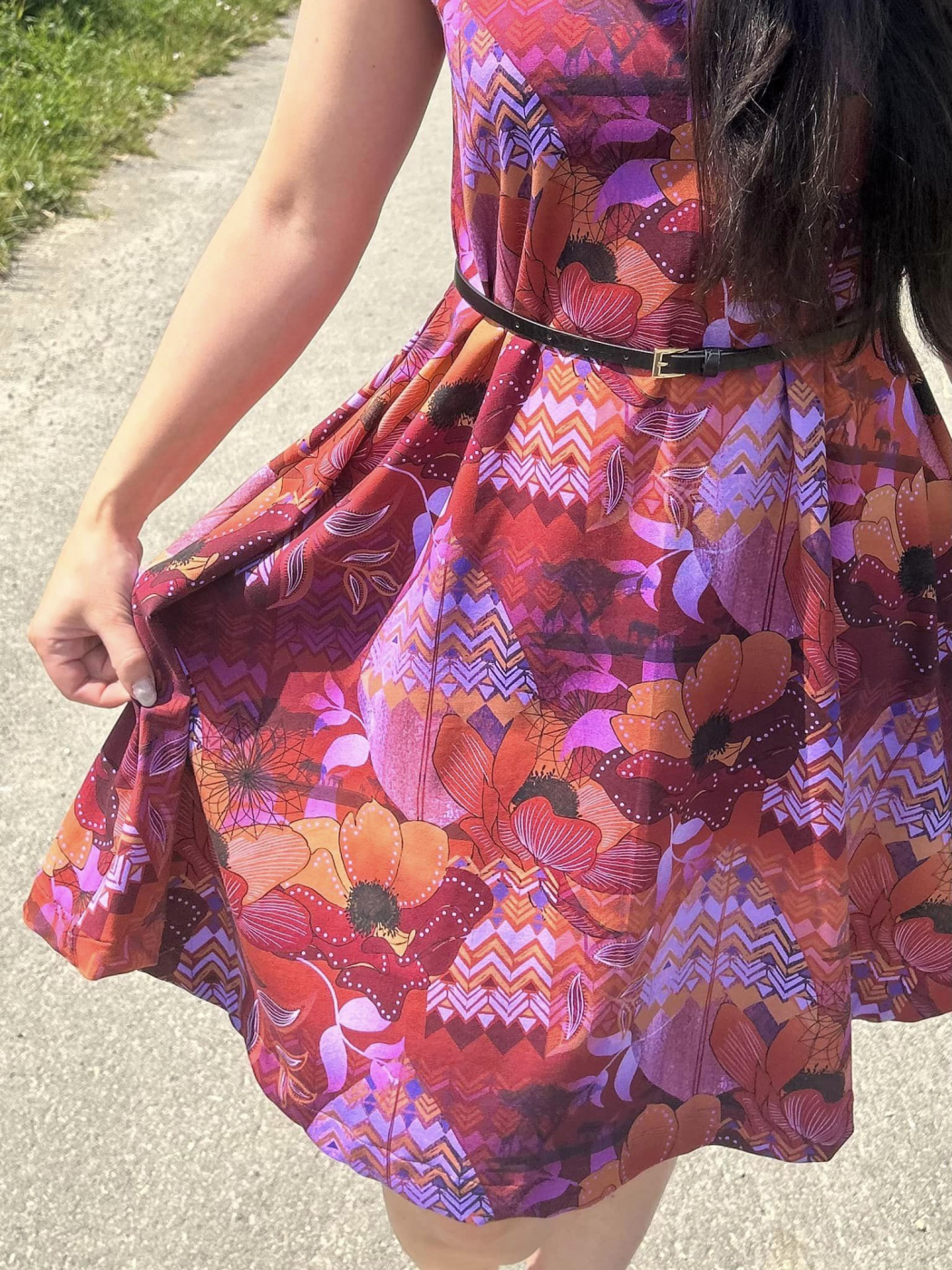 Weicher Jersey Stoff im Boho Stil