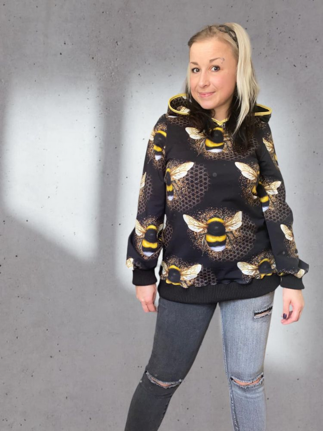 French Terry Sweatstoff Eigenproduktion: Bohemian Beauty