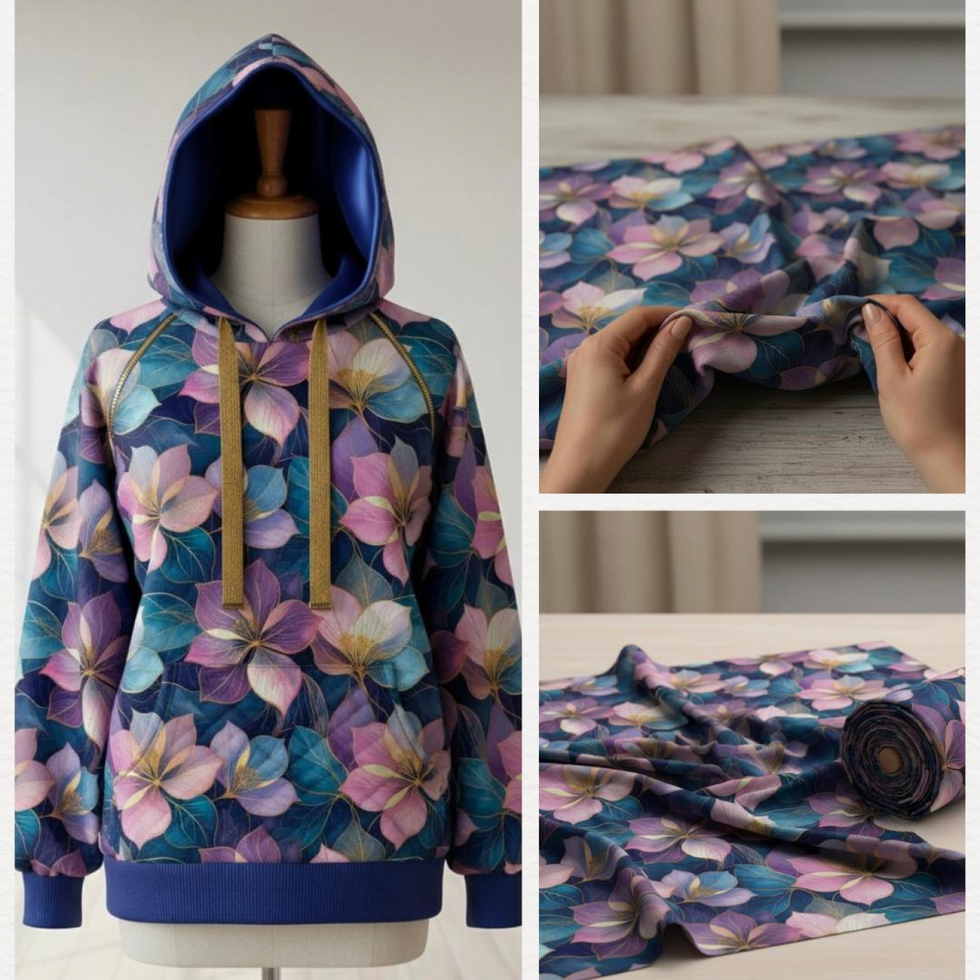 Suna - Eigenproduktion von Graustufen-Stoffe