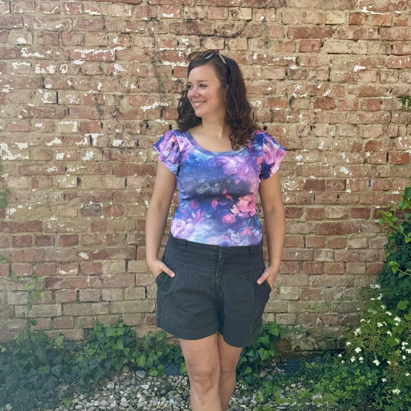 Schnittmuster Rib-Shirt  „Ronja"  als Ebook